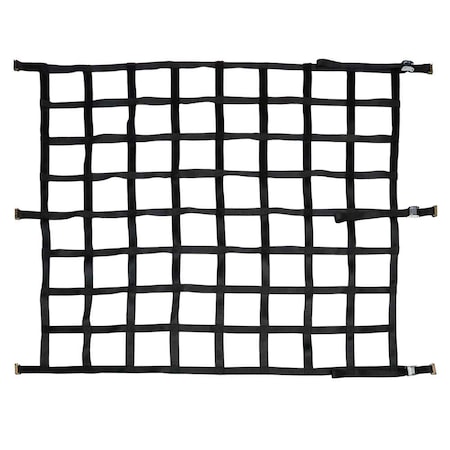 82 X 82 Heavy Duty Cargo Net With Cam Buckles And E-Track Fittings